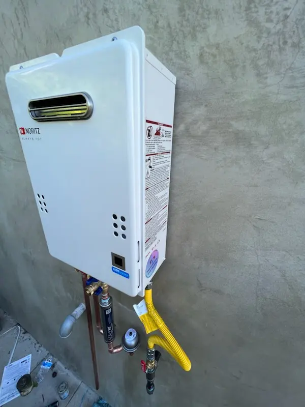 Tankless water heater installation for Montague homes